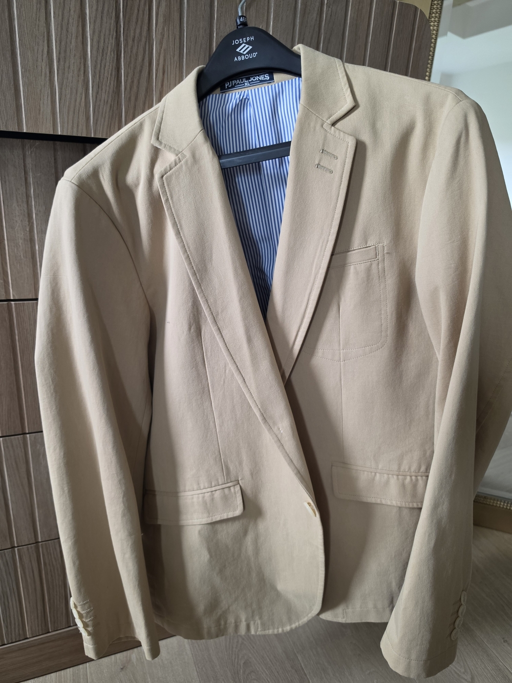 Joseph Abboud Khaki Cotton Sport Coat